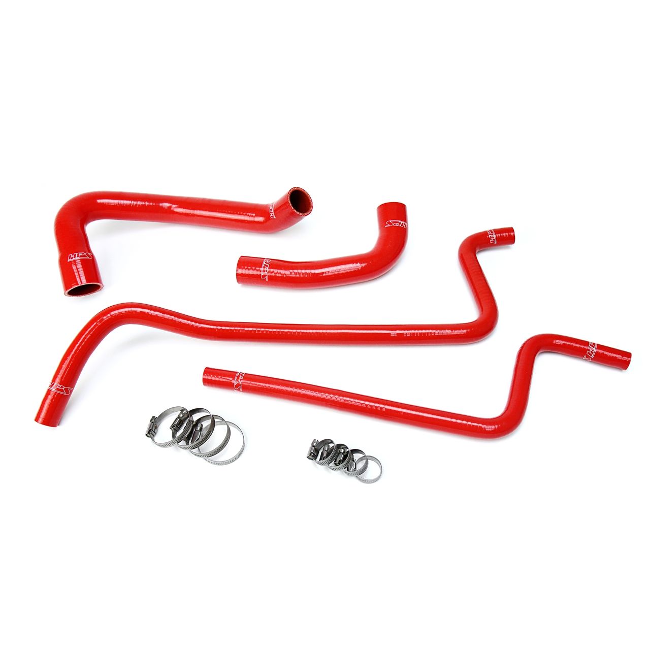 HPS Red Reinforced Silicone Radiator + Heater Hose Kit for Jeep 00-01 Wrangler TJ 4.0L Left Hand Drive