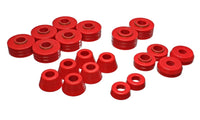 Thumbnail for Energy Suspension Fd Bronco Body Mount Set - Red