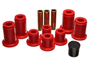 Thumbnail for Energy Suspension Frt Control Arm Bushing Set - Red