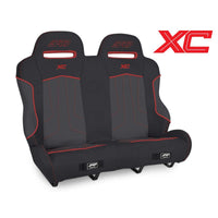 Thumbnail for PRP Polaris RZR PRO XP4/PRO R4/Turbo R4 XC Rear Suspension Bench Seat- Black/Red