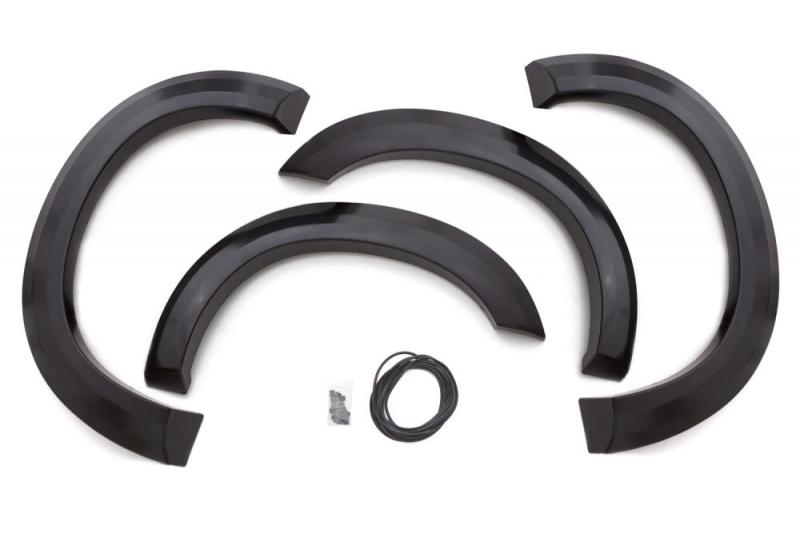 Lund 11-16 Ford F-250 Ex-Extrawide Style Smooth Elite Series Fender Flares - Black (4 Pc.)
