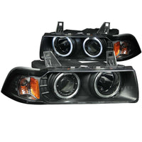 Thumbnail for ANZO 1992-1998 BMW 3 Series E36 Projector Headlights w/ Halo Black (CCFL) G2