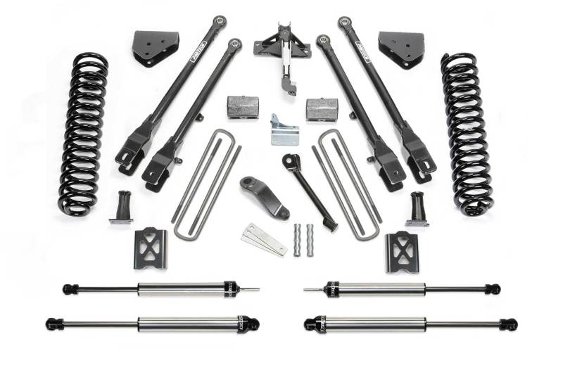 Fabtech 05-07 Ford F350 4WD 6in 4Link Sys w/Coils & Dlss Sh Ks