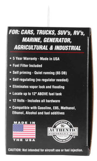 Thumbnail for K&N Performance Electric Fuel Pump 4-7 PSI