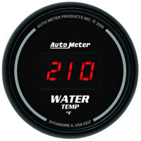 Thumbnail for Autometer Black 0-300 F Digital Water Temp Gauge