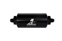 Thumbnail for Aeromotive In-Line Filter - (AN-6 Male) 10 Micron Microglass Element Bright Dip Black Finish