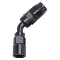 Thumbnail for Russell Performance -8 AN Black 45 Degree Full Flow Hose End