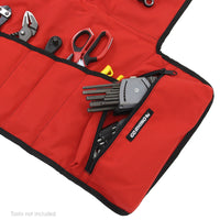 Thumbnail for Go Rhino XVenture Gear Tool Roll Large (7x7in. Closed) 12oz Waxed Canvas - Black