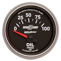 Thumbnail for Autometer 11+ Jeep Wrangler A-Pillar Trans Temp/Oil Pressure Sport Comp 2 Gauge Kit