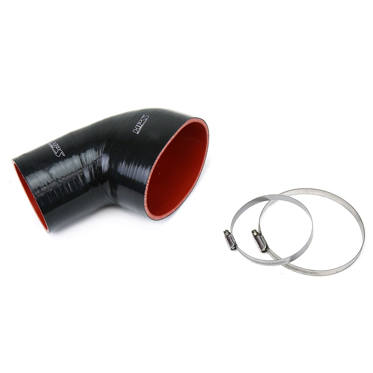 HPS Black Reinforced Silicone Post MAF Air Intake Hose Kit for BMW 01-06 E46 M3