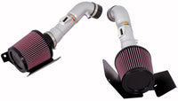 Thumbnail for K&N 07-08 350z Dual Silver Typhoon Short Ram Intake