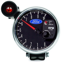 Thumbnail for Autometer Ford 5in. 10K RPM Pedestal w/ Ext. Shift-Lite Tachometer Gauge
