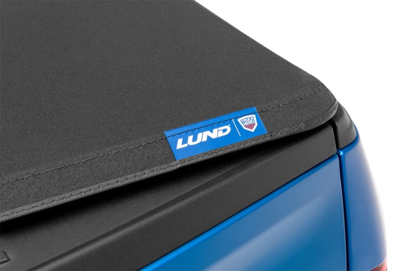 Lund 19-23 Ford Ranger Genesis Elite Tri-Fold Tonneau Cover - Black