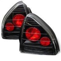 Thumbnail for Spyder Honda Prelude 92-96 Euro Style Tail Lights Black ALT-YD-HP92-BK
