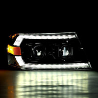Thumbnail for AlphaRex 04-08 Ford F150 PRO-Series Projector Headlights Chrome w/ Sequential Signal and DRL