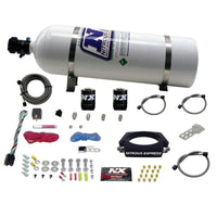 Thumbnail for Nitrous Express GM LS 102mm Nitrous Plate Kit (50-400HP) w/15lb Bottle