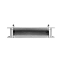 Thumbnail for Mishimoto Universal -6AN 10 Row Oil Cooler - Silver