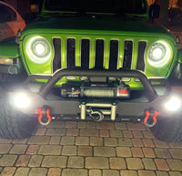Thumbnail for Oracle Oculus Bi-LED Projector Headlights for Jeep JL/Gladiator JT - Matte Blk - 5500K SEE WARRANTY