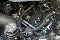 Thumbnail for J&L 15-24 Ford Transit 150/250/350 3.5L EcoBoost Passenger Side Oil Separator 3.0 - Black Anodiz