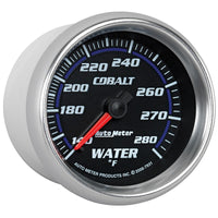 Thumbnail for Autometer Cobalt 66.7mm 140-280 degree F. Water Temprature  Gauge