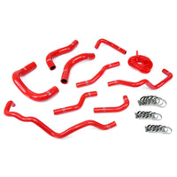 Thumbnail for HPS Reinforced Red Silicone Radiator + Heater Hose Kit Coolant for Scion 08-14 iQ 1.3L