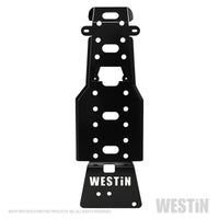 Thumbnail for Westin/Snyper 07-11 Jeep Wrangler Transmission Pan Skid Plate - Textured Black
