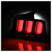 Thumbnail for Spyder 05-09 Ford Mustang (White Light Bar) LED Tail Lights - Black ALT-YD-FM05V3-LED-BK