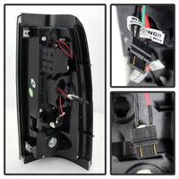 Thumbnail for Spyder Chevy Silverado 1500 03-06 (Not Fit Stepside)LED Tail Lights Blk Smke ALT-YD-CS03-LED-BSM