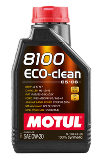 Thumbnail for Motul 1L Synthetic Engine Oil 8100 Eco-Clean 0W20