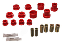 Thumbnail for Energy Suspension 90-94 Mitsubishi Eclipse AWD Red Rear Control Arm Bushing Set