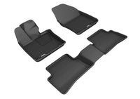 Thumbnail for 3D MAXpider 2019-2020 Lexus UX Kagu 1st  & 2nd Row Floormat - Black