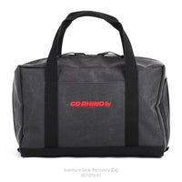 Thumbnail for Go Rhino XVenture Gear Recovery Bag (7.5x11.5x18in. Closed) 12oz Waxed Canvas - Black