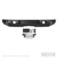 Thumbnail for Westin 18-19 Jeep Wrangler JL WJ2 Rear Bumper w/  Sensors (Excl. Wrangler JK) - Textured Black