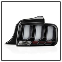 Thumbnail for Spyder 05-09 Ford Mustang (White Light Bar) LED Tail Lights - Black ALT-YD-FM05V3-LED-BK