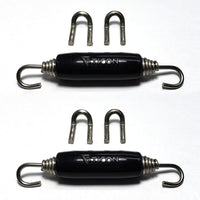 Thumbnail for Stainless Bros Spring Tab Kit - 5 Pack SS304 (5 Springs 10 Hooks and 5 Black Silicone Sleeves)