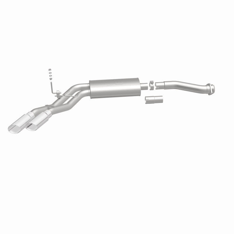 MagnaFlow 11-13 Ford F-150 Pickup Dual Same Side Before P/S Rear Tire Stainless CatBack Perf Exhaust