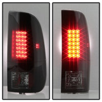 Thumbnail for Spyder 08-16 Ford Super Duty LED Tail Lights Black Smoke ALT-YD-FS07-LED-BSM