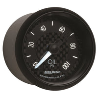 Thumbnail for Autometer GT Series 52mm Full Sweep Electronic 0-100 PSI Oil Pressure Gauge