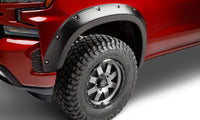 Thumbnail for Bushwacker 22-23 Chevrolet Silverado 1500 (Ex. ZR2) Pocket Style Fender Flares 2pc Front - Black
