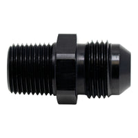 Thumbnail for DeatschWerks 8AN Male Flare to 3/8in Male NPT Adapter - Anodized Matte Black