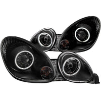 Thumbnail for ANZO 1998-2005 Lexus Gs300 Projector Headlights w/ Halo Black