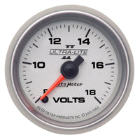 Thumbnail for Autometer Ultra-Lite II 52mm 18 Volt Digital Stepper Motor Voltmeter