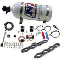 Thumbnail for Nitrous Express Ford Coyote 5.0L V8 Nitrous Wet Port Plate Kit w/10lb Bottle