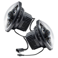 Thumbnail for Oracle Oculus 7in Bi-LED Projector Headlights for Jeep Wrangler JK - 6000K SEE WARRANTY