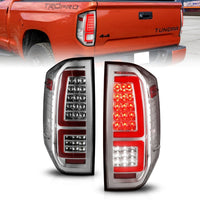 Thumbnail for ANZO 2014-2021 Toyota Tundra LED Taillights Chrome Housing/Clear Lens