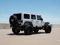 Thumbnail for Road Armor 07-18 Jeep Wrangler JK Stealth Front Fender Flare Body Armor w/LED DRL - Tex Blk