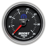 Thumbnail for AutoMeter Gauge Boost 2-1/16in. 35PSI Mechanical Black Mopar