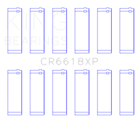 Thumbnail for King Chevrolet 200/229ci XP Series Connecting Rod Bearing Set - STDX Size