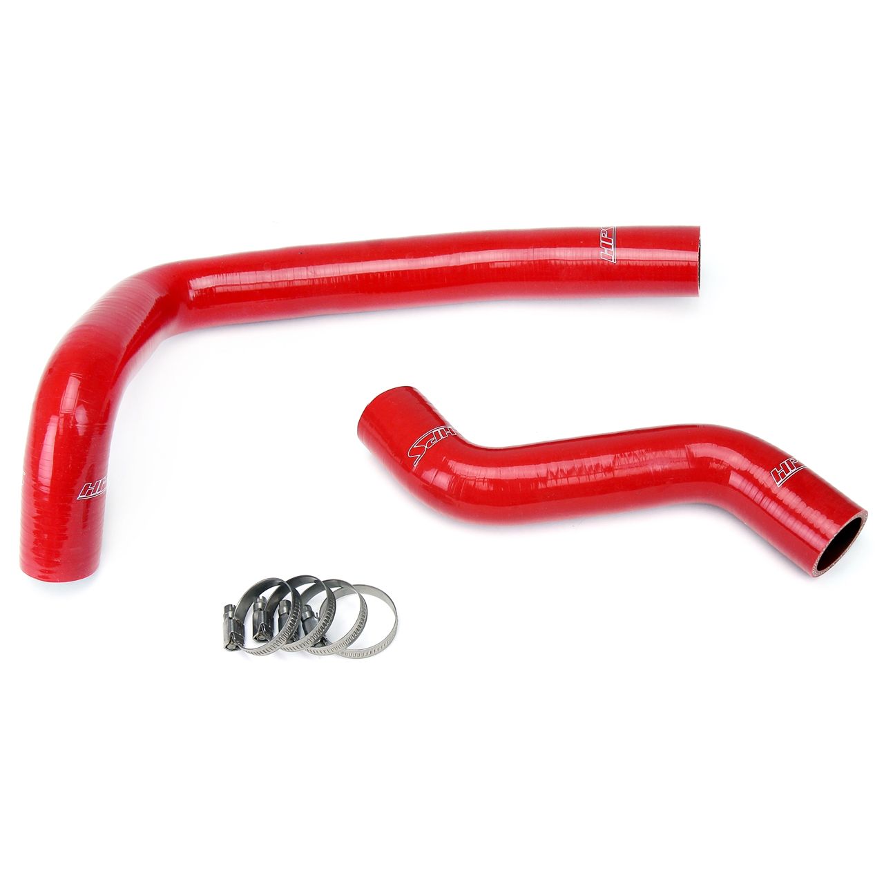 HPS Red Reinforced Silicone Radiator Hose Kit Coolant for Mazda 93-97 RX7 FD3S