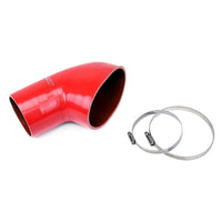Thumbnail for HPS Red Reinforced Silicone Post MAF Air Intake Hose Kit for BMW 01-06 E46 M3